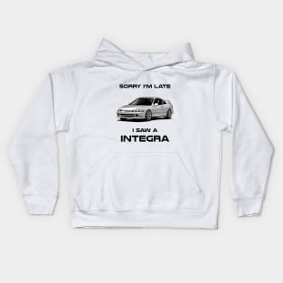 Sorry I'm Honda Integra Type R Classic Car Tshirt Kids Hoodie